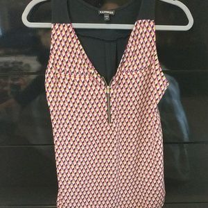 Express Geo Pattern Tank Top